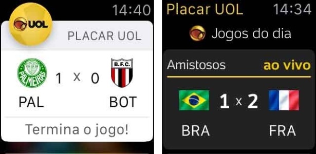 Acompanhe o placar dos jogos da Copa direto na tela bloqueada do