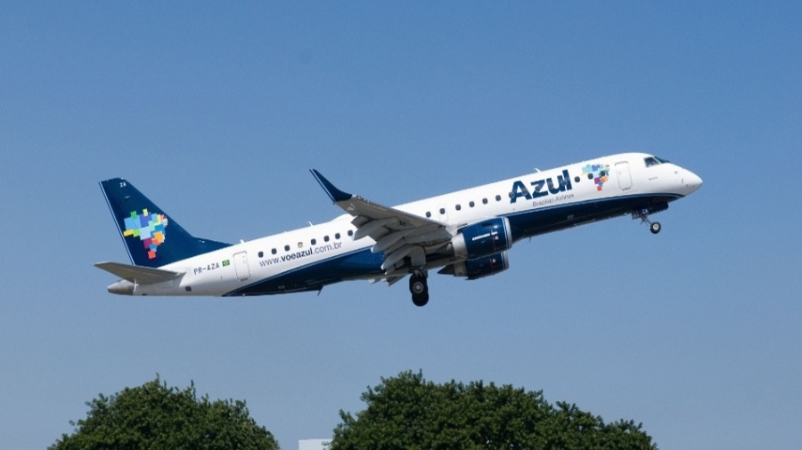 Avião da companhia Azul - Divulgação