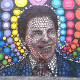 Grafiteiro faz mural em homenagem a Silvio Santos na zona sul de São Paulo - Divulgação