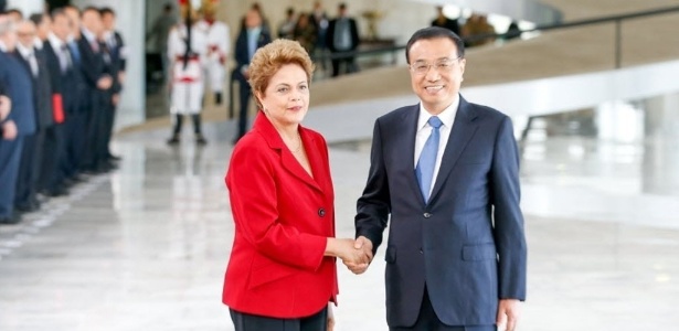 O primeiro-ministro chinês, Li Keqiang, se encontrou com a presidente Dilma Rousseff  - Pedro Ladeira/Folhapress