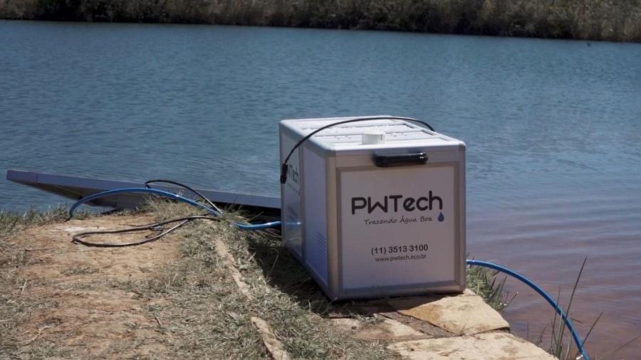 O purificador PW5660, da PWTech, filtra 4 litros de água por minuto - Divulgação