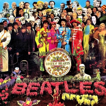 Capa de "Sgt. Pepper"s..." - Reprodução