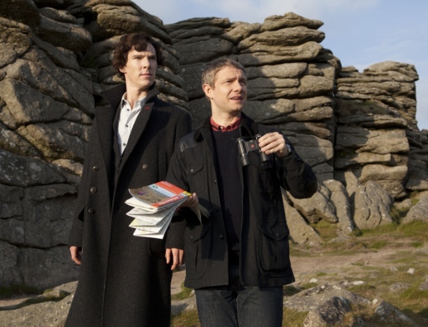 Cena do seriado "Sherlock", da BBC - Divulgação