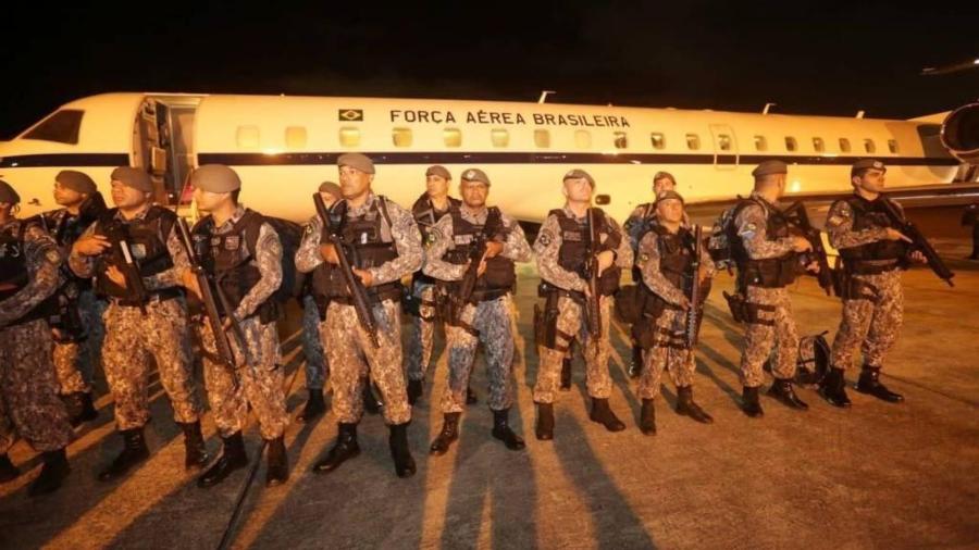 Equipe da Força Nacional de Segurança chega ao Rio Grande do Norte - Governo do Rio Grande do Norte