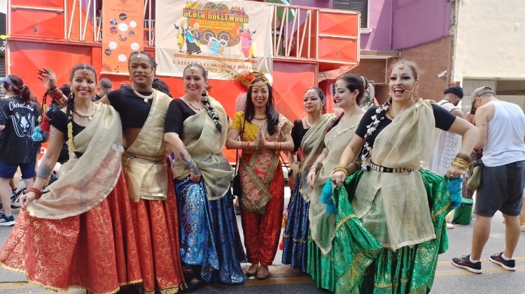 Bloco Bollywood reuniu a comunidade indiana em São Paulo