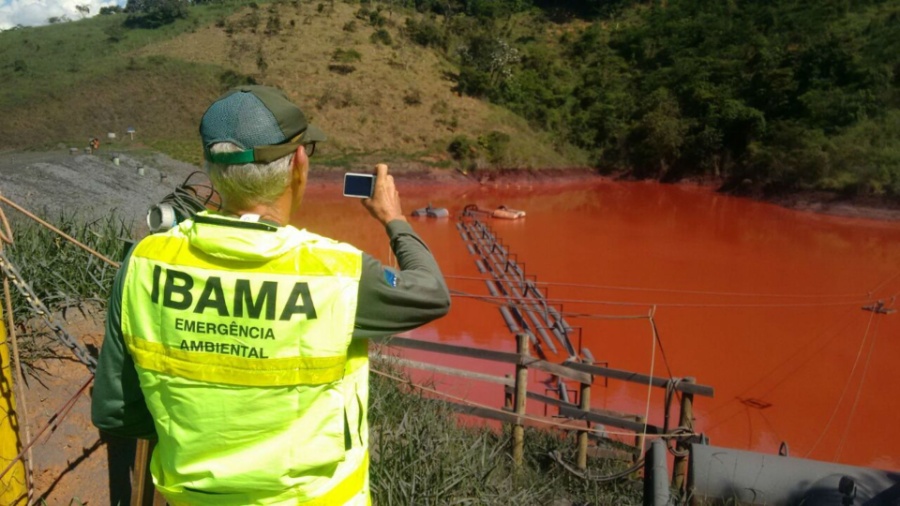 Vazamento em mineroduto da Anglo American contaminou ribeirão em Santo Antônio da Grama (MG) e interrompeu abastecimento de água na cidade - Ibama