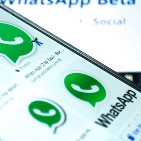 WhatsApp foi uma das ferramentas mais usadas para o disparo de fake news durante as eleições - Adriana Toffetti / A7 Press / Folhapress