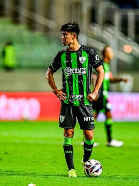 Miguelito, do América-MG, foi preso em flagrante por racismo em jogo da Série B - @photompanda/América-MG