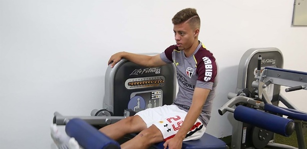 Lucas Fernandes sofreu lesão e desfalca o São Paulo no sábado - Rubens Chiri/São Paulo Futebol Clube
