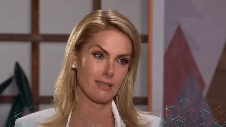 Ana Hickmann em entrevista ao Domingo Espetacular (Record) - Reprõdução/Record