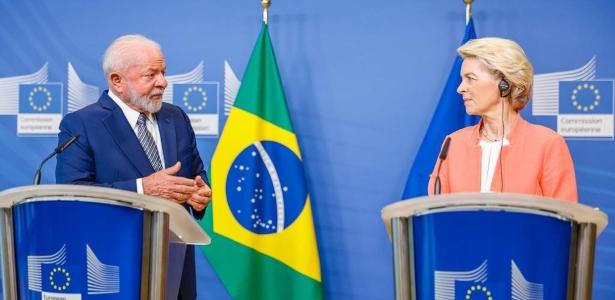 União Europeia envia carta a Lula se comprometendo com o acordo Mercosul-UE