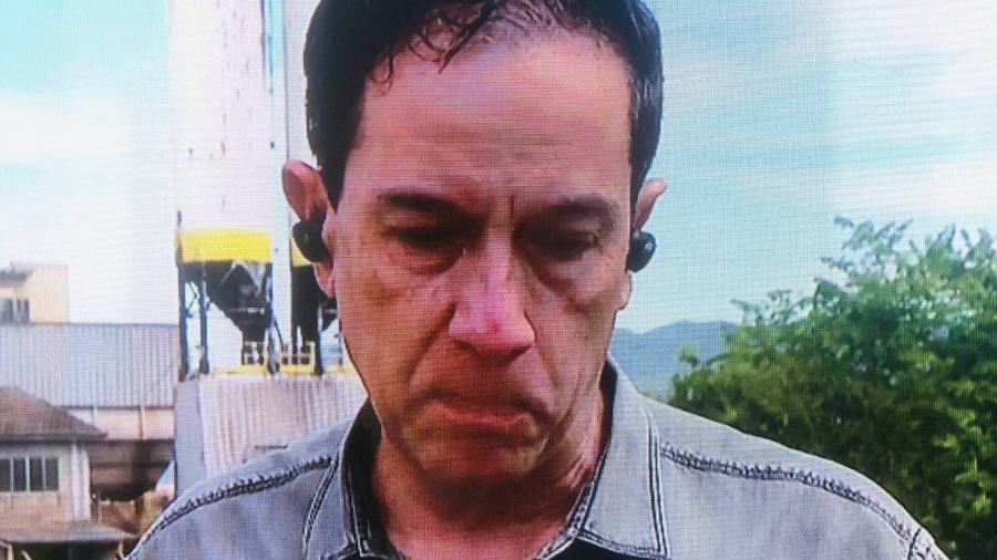Repórter Walace Lara chorou ao relatar tragédia em São Sebastião 