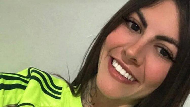 Túmulo de Gabriella Anelli, torcedora do Palmeiras. 