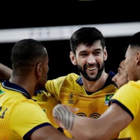 Brasil está na fase final da Ligas das Nações masculina Brasil está na fase final da Ligas das Nações masculina