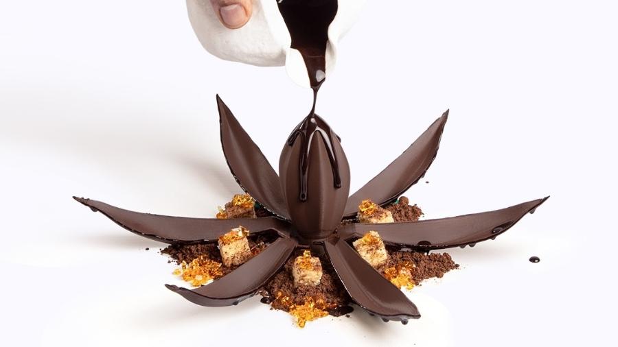 Chocolate 3D da empresa suíça Barry Callebaut - Divulgação