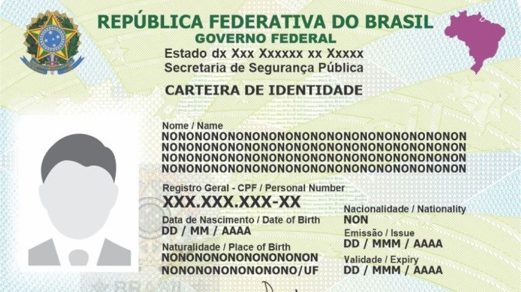 Nova carteira de identidade