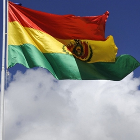Imagem ilustrativa mostra a bandeira da Bolívia - Aizar Raldes/AFP