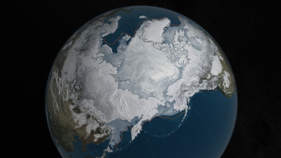 Cientistas afirmam que calota polar derrete de forma irreparável na Groenlândia - C. Starr/Nasa