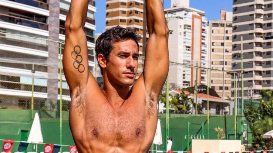 O campeão do Mister Brasil e ex-atleta olímpico Henrique Martins - Reprodução/Instagram @martins_hs