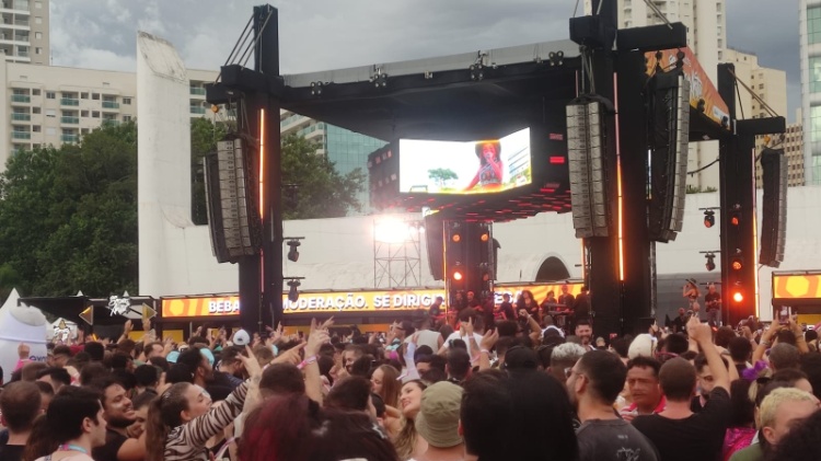 Anitta agita público no último Ensaios para o Carnaval 2024, em SP