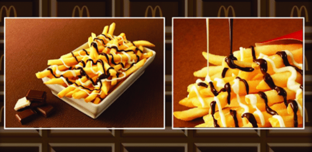 Com dois tipos de chocolate, McDonald"s lança nova batata no Japão - Divulgação/McDonaldsCorp