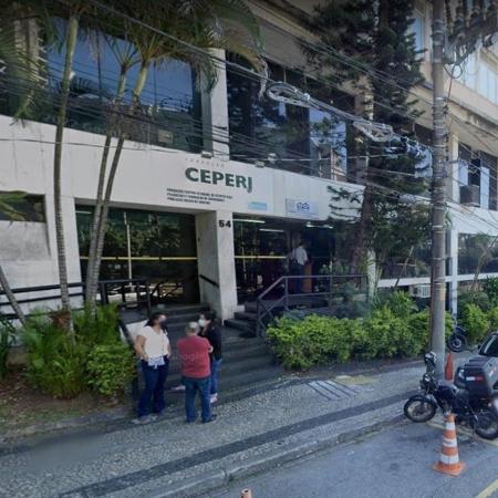 Fachada da sede da Fundação Ceperj, em Botafogo, zona sul do Rio - Reprodução/ Google Street View