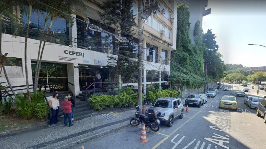Fachada da sede da Fundação Ceperj, dos cargos secretos - Reprodução/ Google Street View