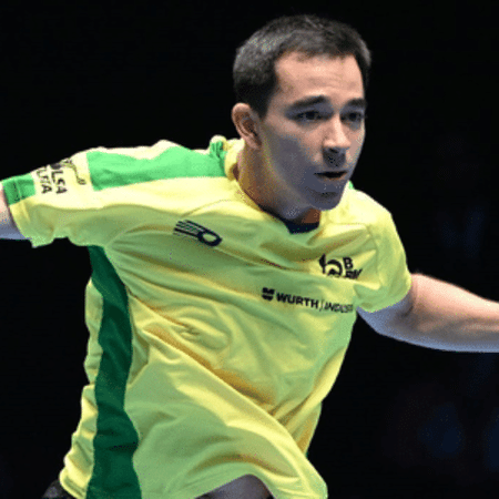 O mesatenista brasileiro Hugo Calderano - Reprodução/Instagram ittfworld