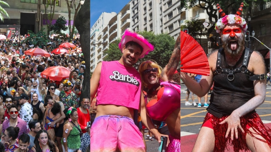 Bloco Tarado Ni Você lotou no centro de São Paulo