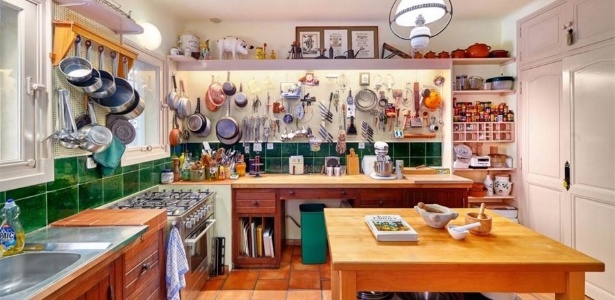 A cozinha de Julia Child, a casa está à venda por 800 mil euros - Divulgação/Sotheby"s