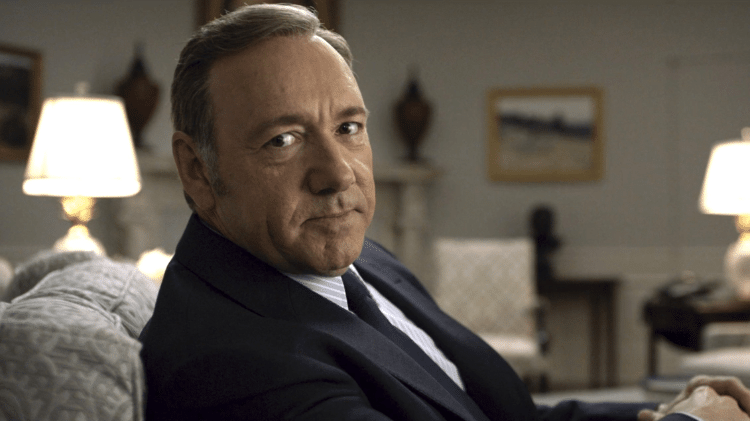 Kevin Spacey como o personagem Frank Underwood em cena da série House of Cards, da Netflix - Divulgação - Divulgação