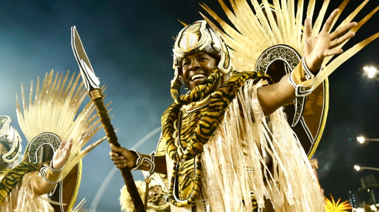 Dragões da Real, vice-campeã do Grupo Especial, no Desfile das Campeãs do Carnaval de São Paulo de 2024