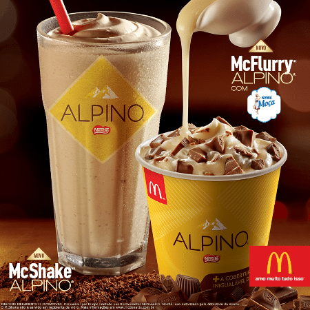 Shake e sorvete do McDonald"s - Reprodução/Facebook