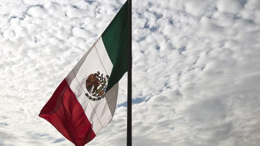 Bandeira do México - AFP