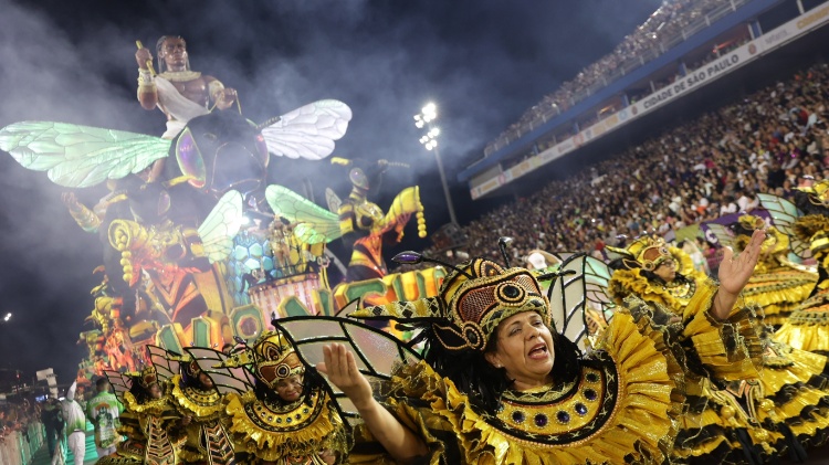 Mancha Verde no Desfile das Campeãs do Carnaval de São Paulo de 2024
