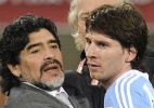 Maradona pede apoio a Messi e diz que ele tem de seguir na seleção - AFP