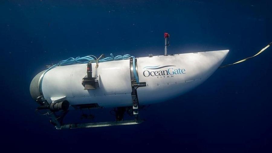 O submergível OceanGate: mística da prontidão para a aventura foi incorporada ao ideal workaholic das elites - Divulgação/OceanGate