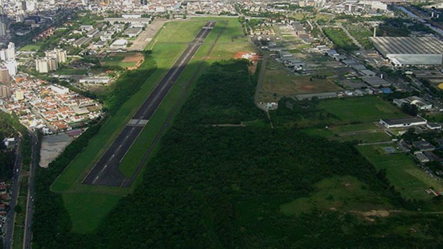 Imagem do aeroporto Campo de Marte, na zona norte de São Paulo - Divulgação/Google
