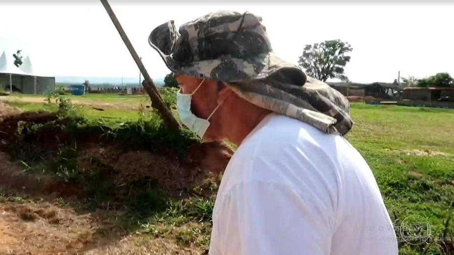 Luiz Augusto Pinheiro de Souza, fazendeiro que abandonou búfalos em Brotas (SP) - Reprodução/TV Globo