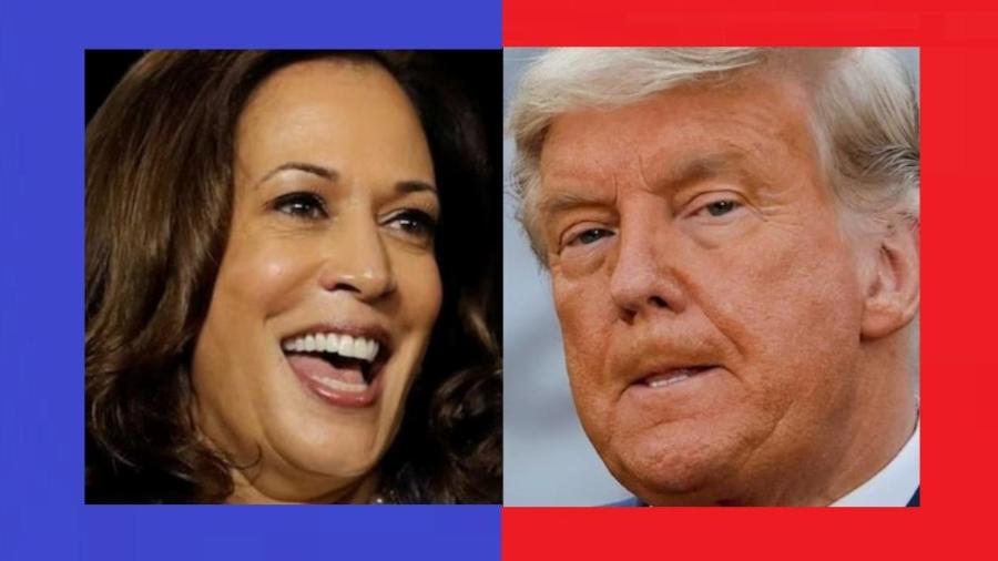 Kamala Harris lidera em pesquisa do The Washington Post, com 49% das intenções de voto, contra 45% de Trump