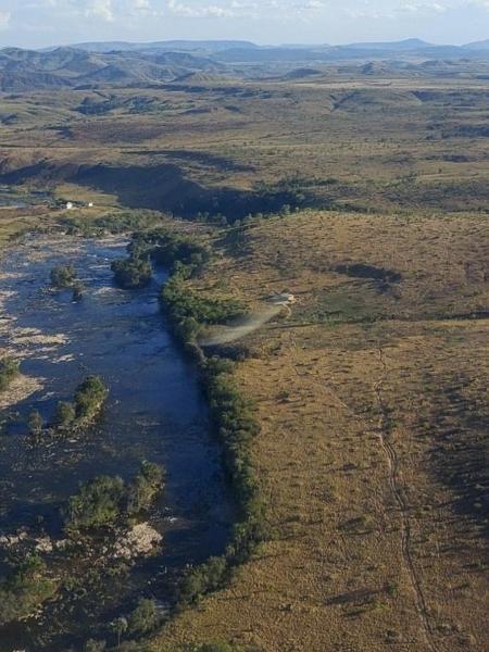 Essequibo, na Guiana, próximo à fronteira com o Brasil e a Venezuela