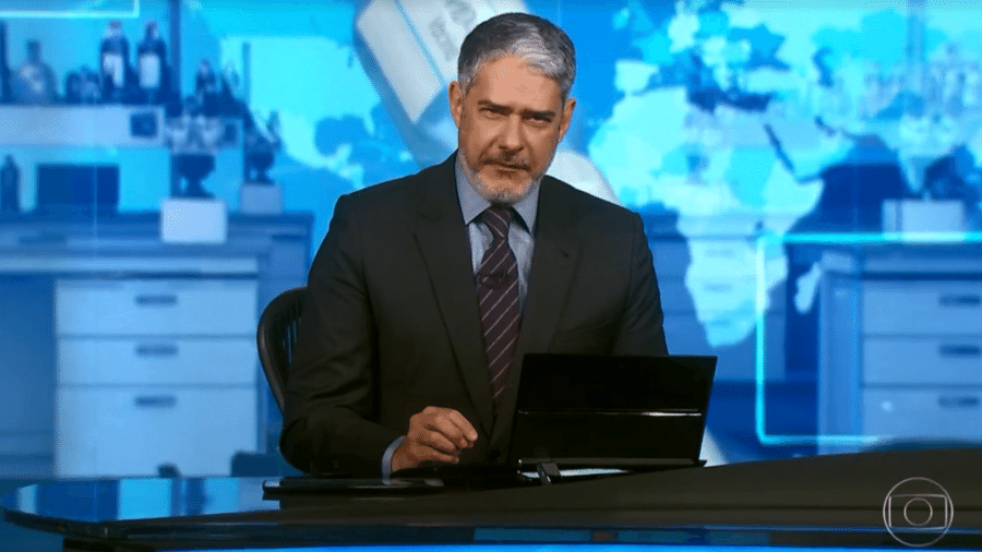 William Bonner é apresentador do Jornal Nacional - Reprodução/TV Globo
