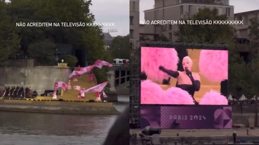 Performance de Lady Gaga na abertura da Olimpíada em Paris foi gravada previamente