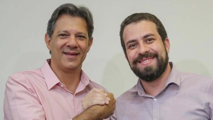 Guilherme Boulos (PSOL) e Fernando Haddad (PT), pré-candidatos ao governo de São Paulo - Ricardo Stuckert
