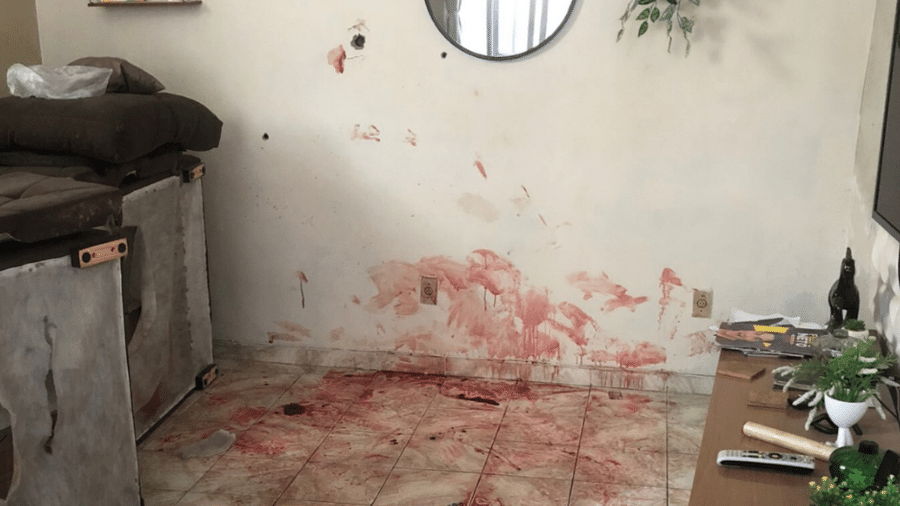 6.mai.2021 - Casa no Jacarezinho ensanguentada após operação em que 28 pessoas morreram - OAB