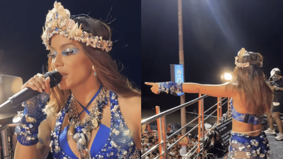 Anitta parou trio para denunciar furto no Carnaval de Salvador