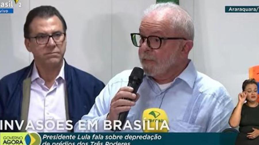 Lula decreta intervenção federal na segurança do DF - Reprodução/TV