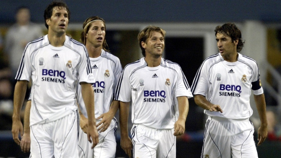 Van Nistelrooy, Sergio Ramos, Cassano e Real no Real Madrid - Otto Greule Jr/Getty Images