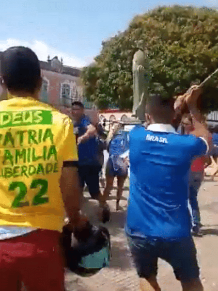 Vídeo mostra eleitores de Bolsonaro agredindo opositores no Pará - Reprodução/Twitter/siteptbr