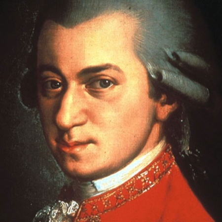 Retrato de Wolfgang Amadeus Mozart - Reprodução